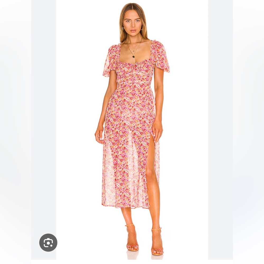 For Love and Lemons Felicia Midi Dress